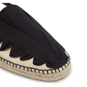 Alpargata plana embetada Norman en algodón orgánico