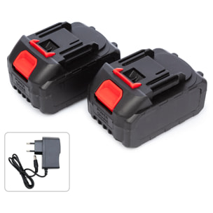 Cortadora de césped y maleza inalámbrica eléctrica portátil, recargable, con ruedas.