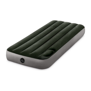 Intex Materasso Gonfiabile Dura-Beam Downy Singolo con Pompa a Pedale, 76x191x25 cm