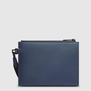 Piquadro Pochette porta iPad® 11 in tessuto gommato resistente all'acqua con tasca per AirPods®