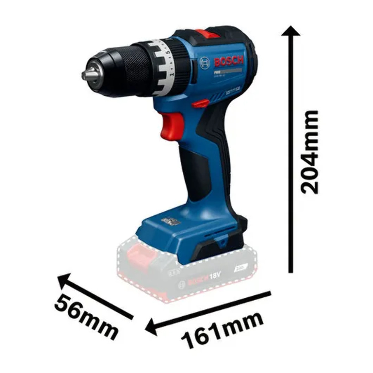 PRO GSB18V-52 - Perceuses-visseuses à percussion sans-fil - BOSCH - 06019S0121