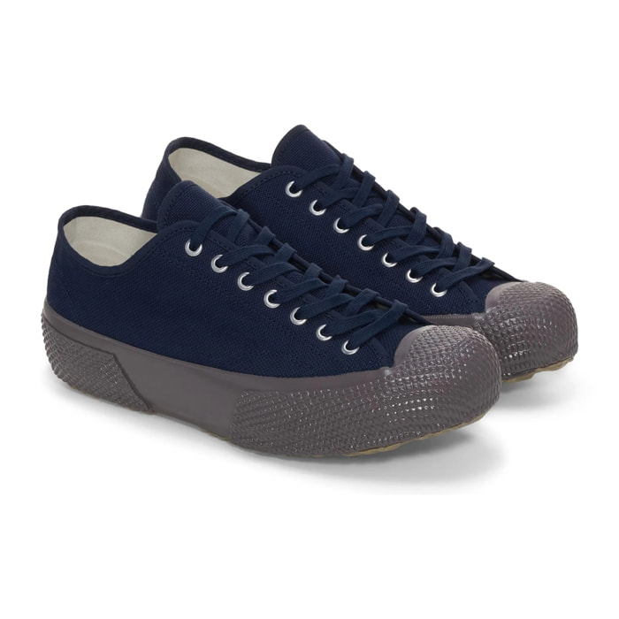 Le Superga Uomo Donna Blu 2434 Mil-Spec Low Cut Cotton Canvas