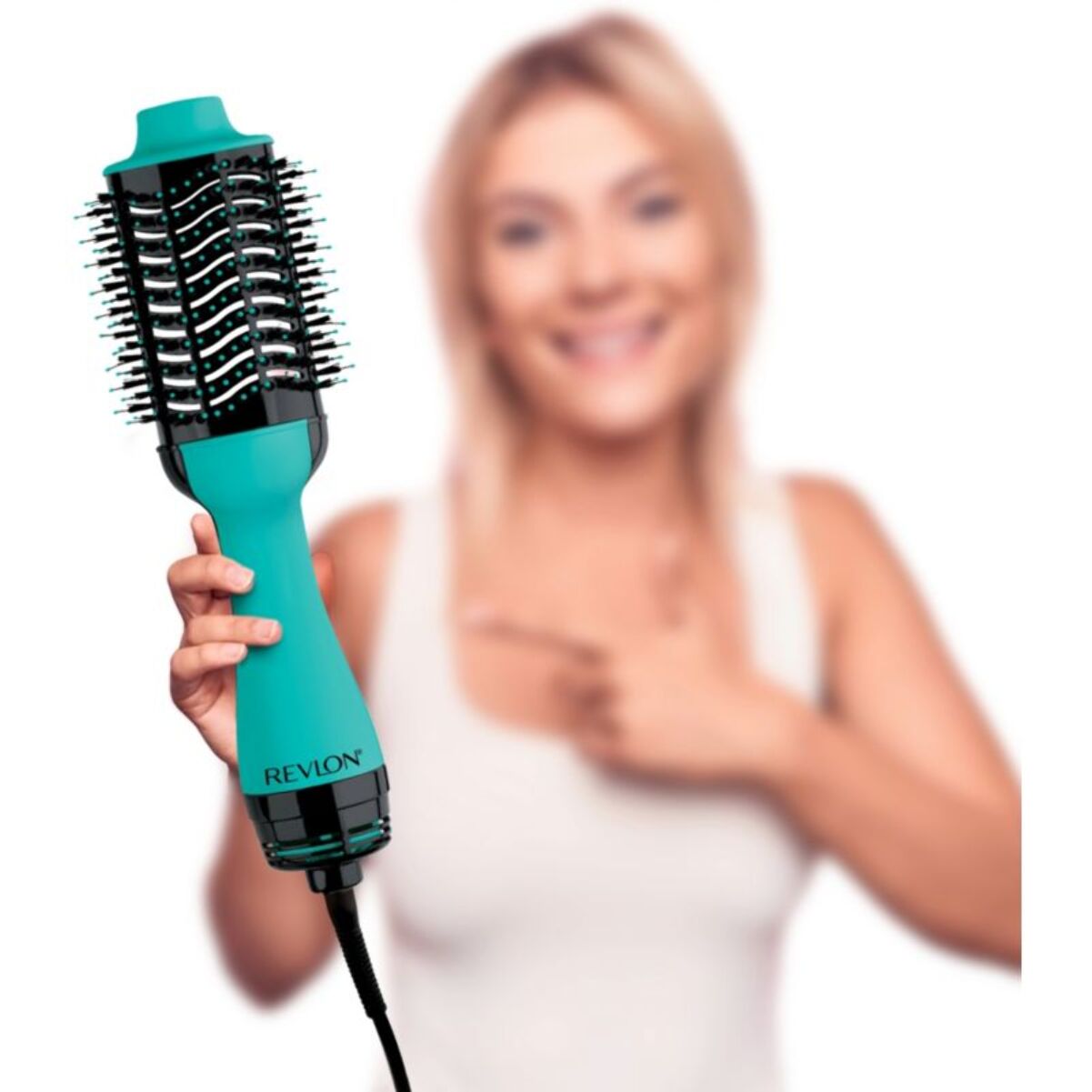 Brosse soufflante REVLON RVDR5222TE One-Step Volumisant Bleu Turquoise