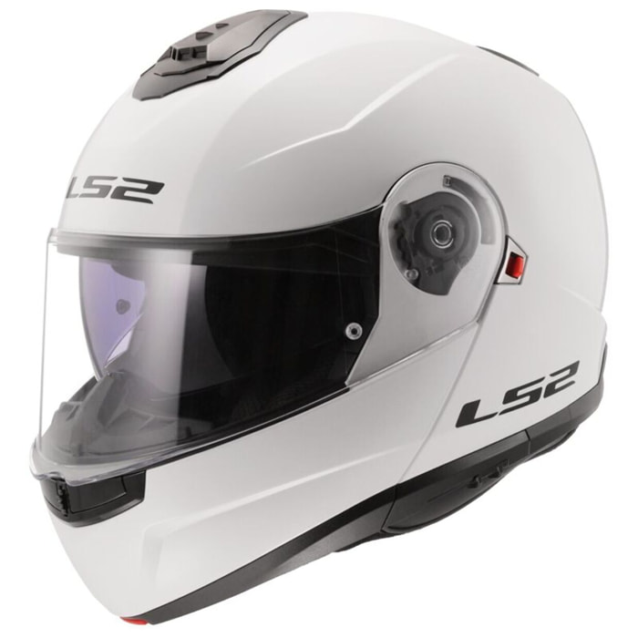 CASCO MOTO MODULAR LS2 FF908 STROBE II GLOSS WHITE (E22.06)