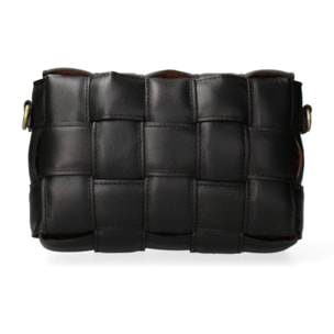 Borsa a tracolla da donna Made in Italy - Modello Artena - 100% pelle - 26.0 x 17.0 x 6.0 cm