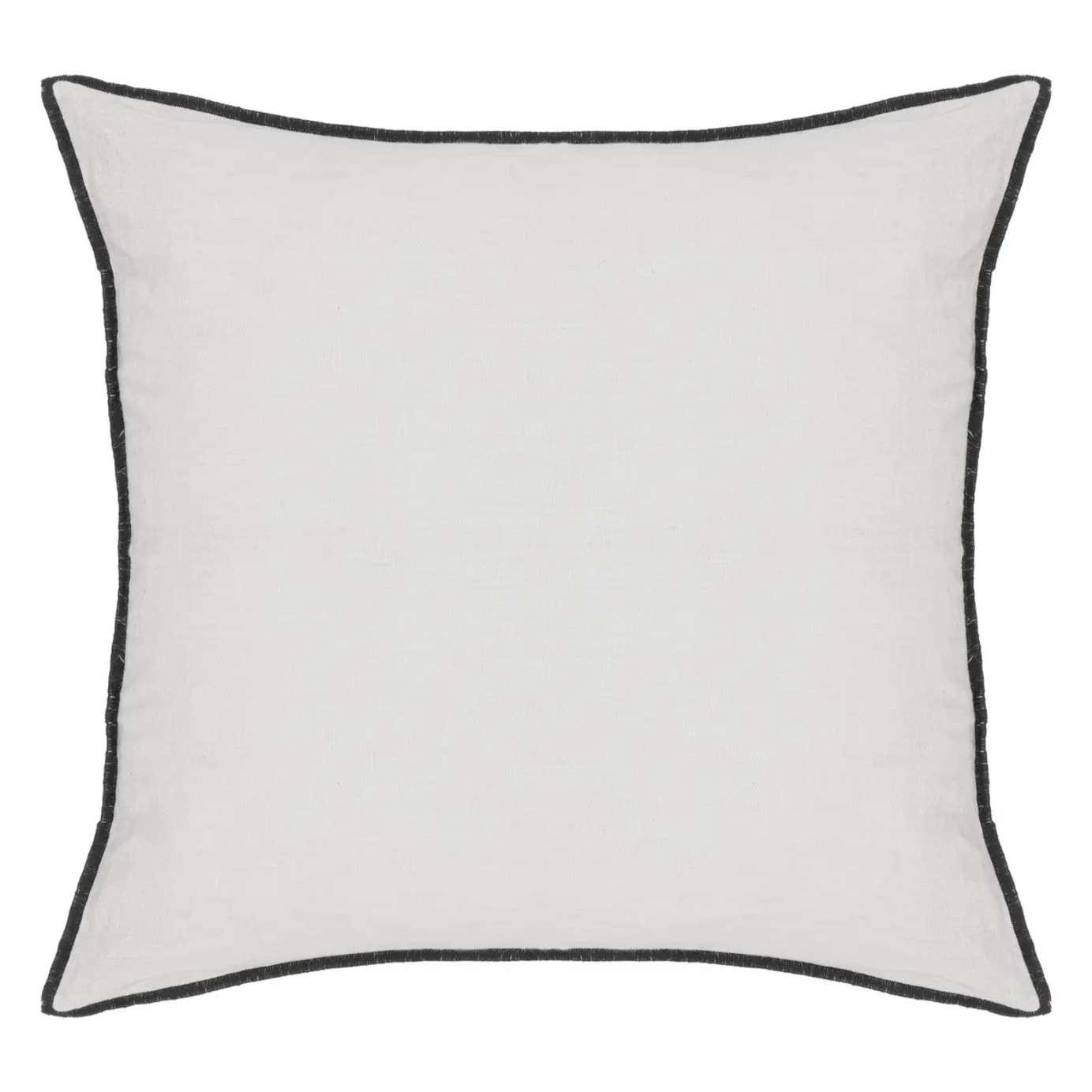Coussin "Linah" coton blanc 45x45cm