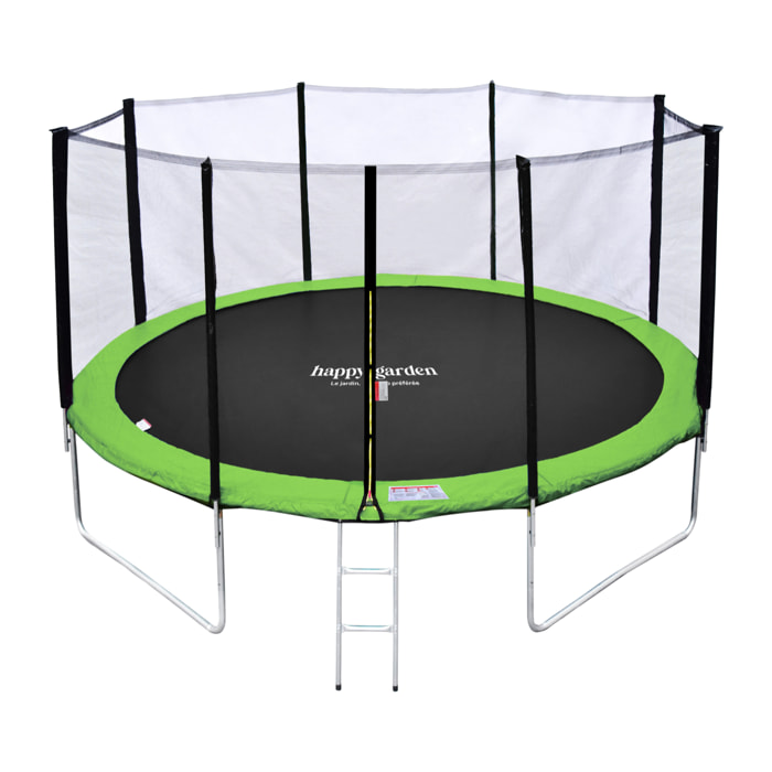 Trampoline réversible avec accessoires -