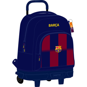Mochila gde. c/ruedas compact extraible f.c.barcelona 1ª equip. 25/26