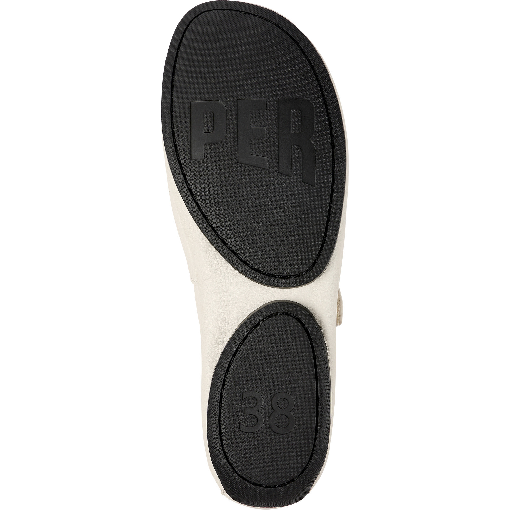 Ballerini - CAMPER Right Nina - Bianco - Pelle liscia