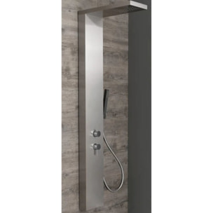 Colonne de douche thermostatique KINEDO Aquastyle inox brossé