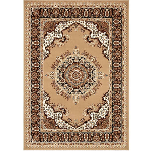 Tappeto Salotto Disegno Orientale Beige