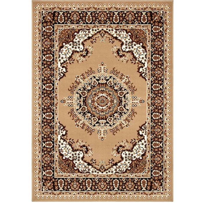 Tappeto Salotto Disegno Orientale Beige