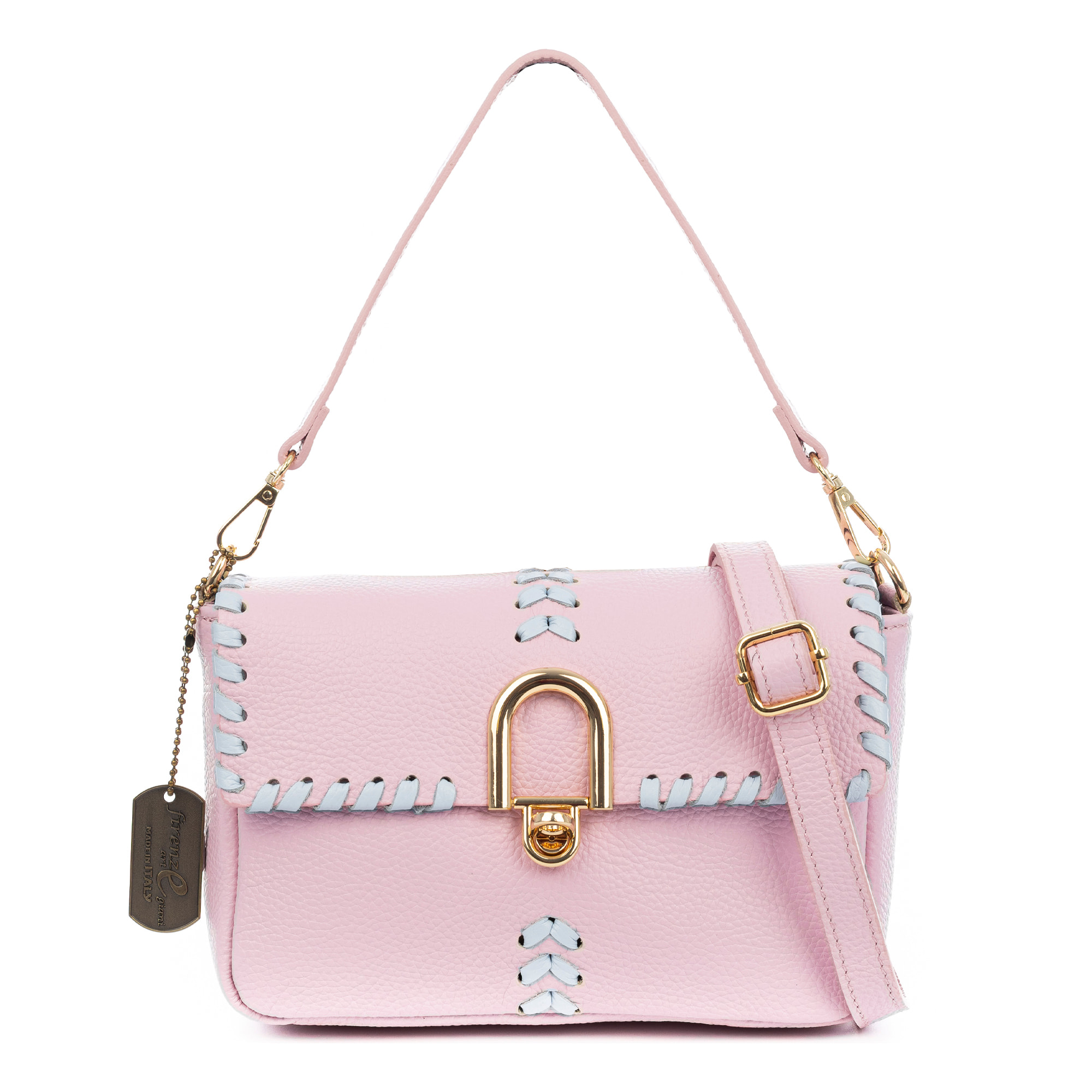 Basicò Borsa a mano Donna. Pelle autentica Dollaro