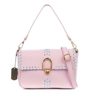 Basicò Borsa a mano Donna. Pelle autentica Dollaro