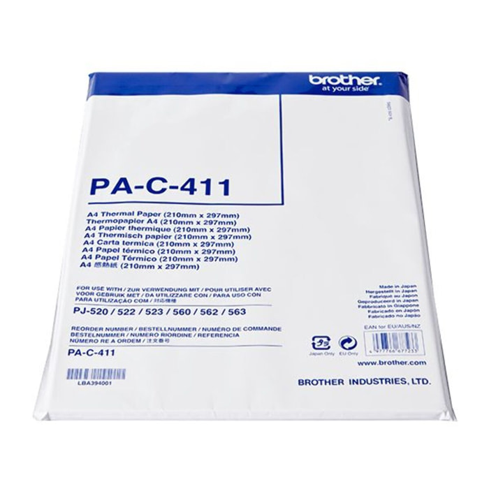 Papier ramette BROTHER Thermique A4 PAC411