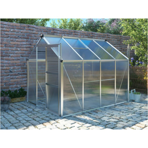 Serre jardin polycarbonate "Hortensia" 4,8m²