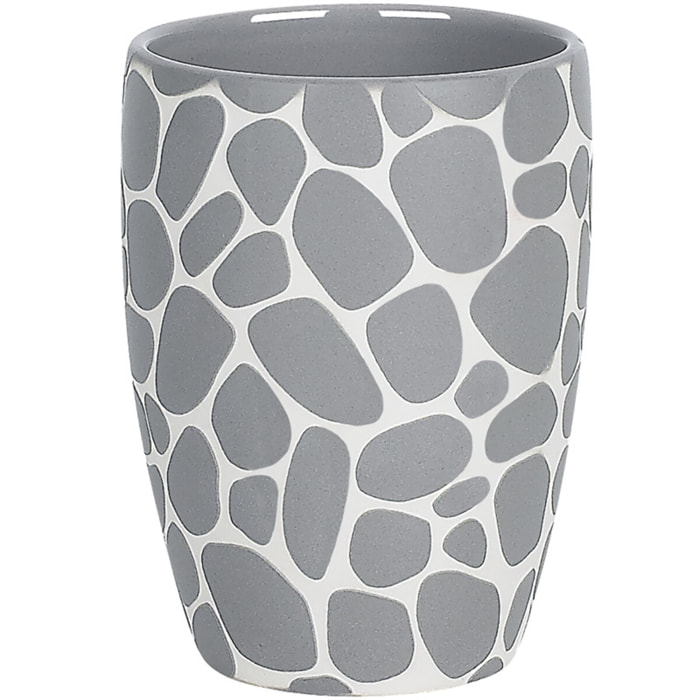 Gobelet Céramique DARWIN PEBBLE Gris Spirella
