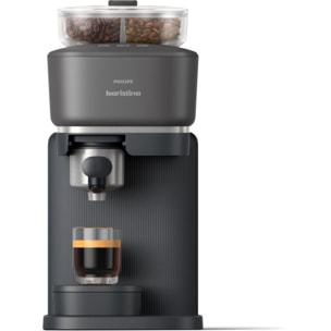 Machine à expresso PHILIPS Baristina BAR320/60 cafetière à grain bac double compartiment Noire