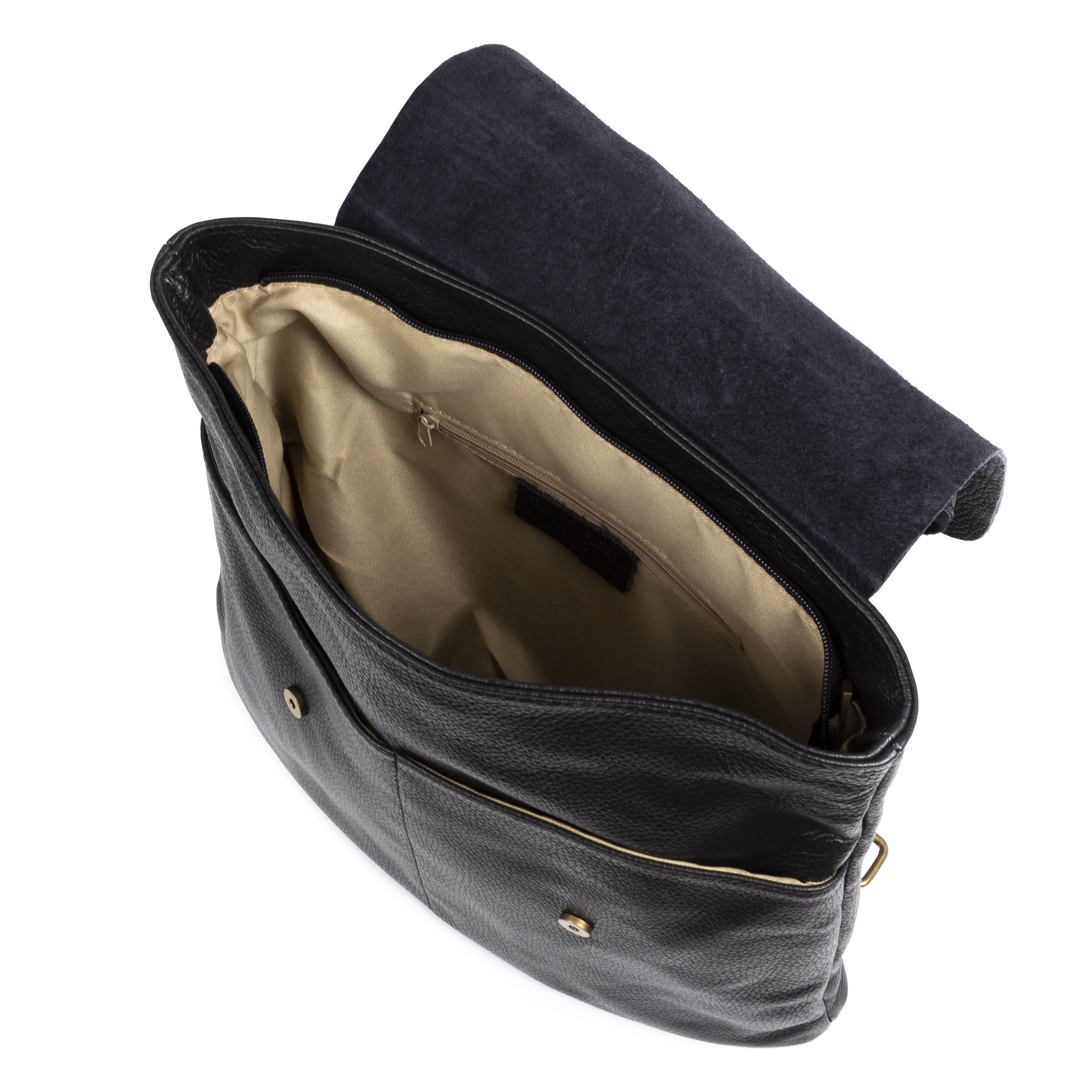 Amatre Bolso mochila Mujer. Piel auténtica Dollaro