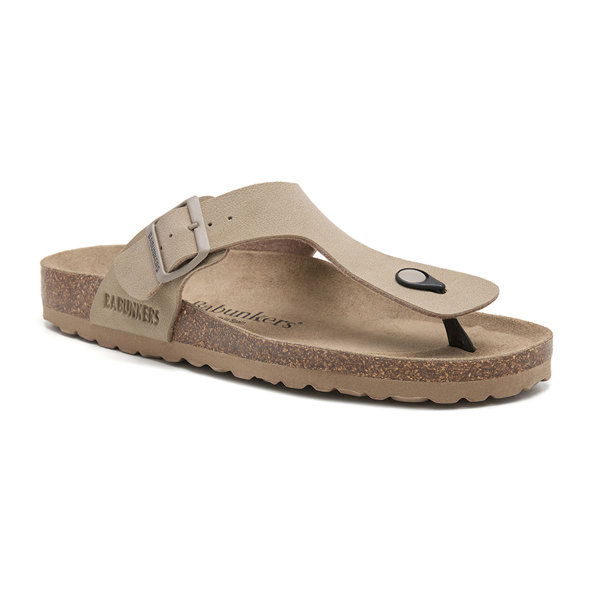 SANDALIA BABUNKERS MARRON