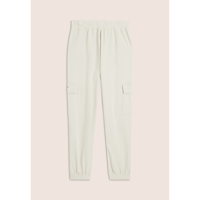 Pantaloni Cargo Regular Fit in French Terry