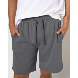 Pantalón corto básico deportivo liso índigo