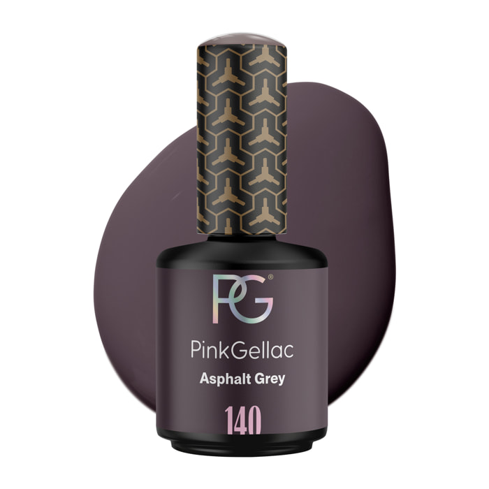 Vernis semi-permanent - 140 Asphalt Grey - 15 ml
