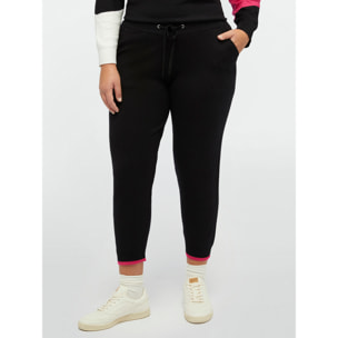 Fiorella Rubino - Pantalones joggers de viscosa LENZING™ ECOVERO™ - Negro