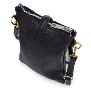 Battipaglia Cartera Mujer. Piel auténtica Dollaro.