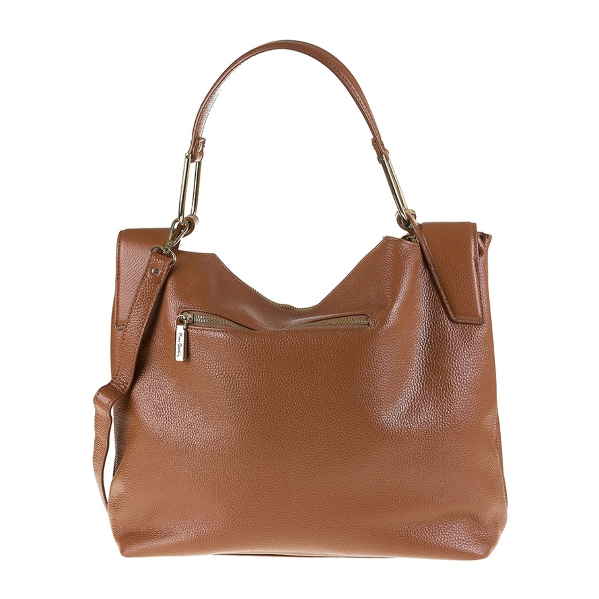 Borsa a spalla da donna Made in Italy - Modello Lyra Elite - 100% pelle - 33.0 x 30.0 x 12.0 cm