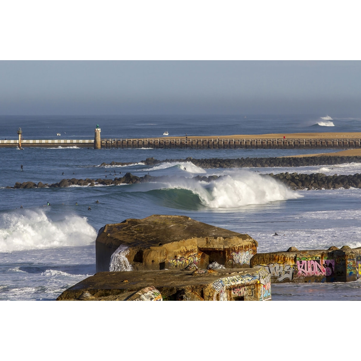 Tableau blockhaus et estacade de capbreton Tableau alu Dibond