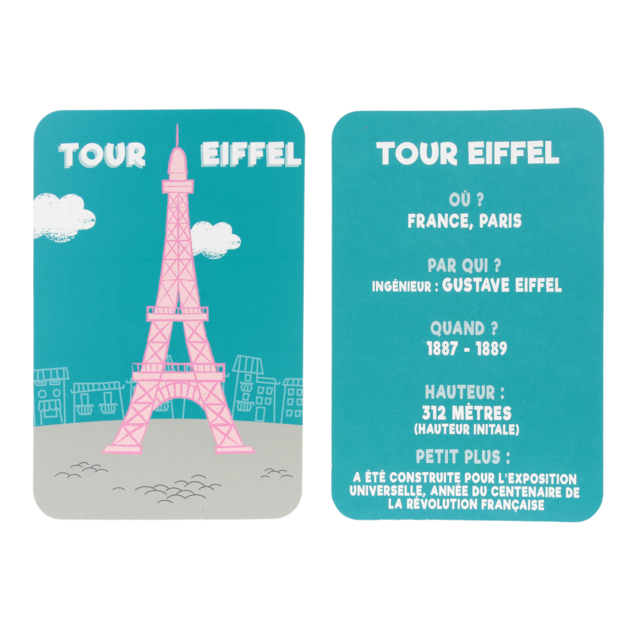 CARTE EDUCATIVE J APPRENDS LES MONUMENTS X30