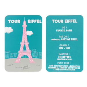 CARTE EDUCATIVE J APPRENDS LES MONUMENTS X30