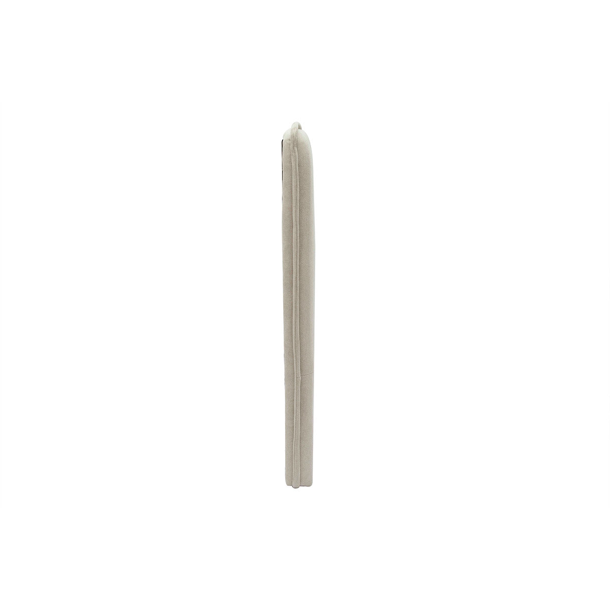 Tête de lit en tissu effet velours beige naturel L175 cm MARCIA