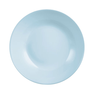 4 assiettes creuses 20cm Diwali Paradise Blue - Luminarc