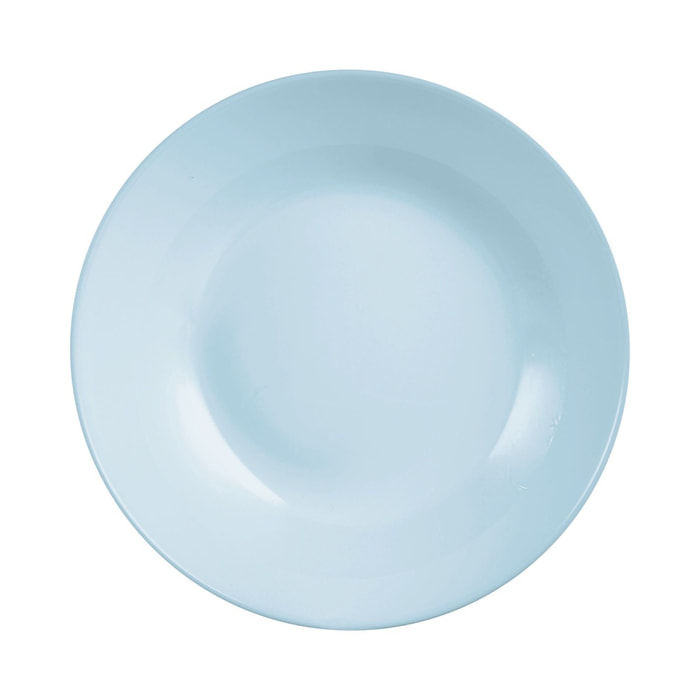 4 assiettes creuses 20cm Diwali Paradise Blue - Luminarc