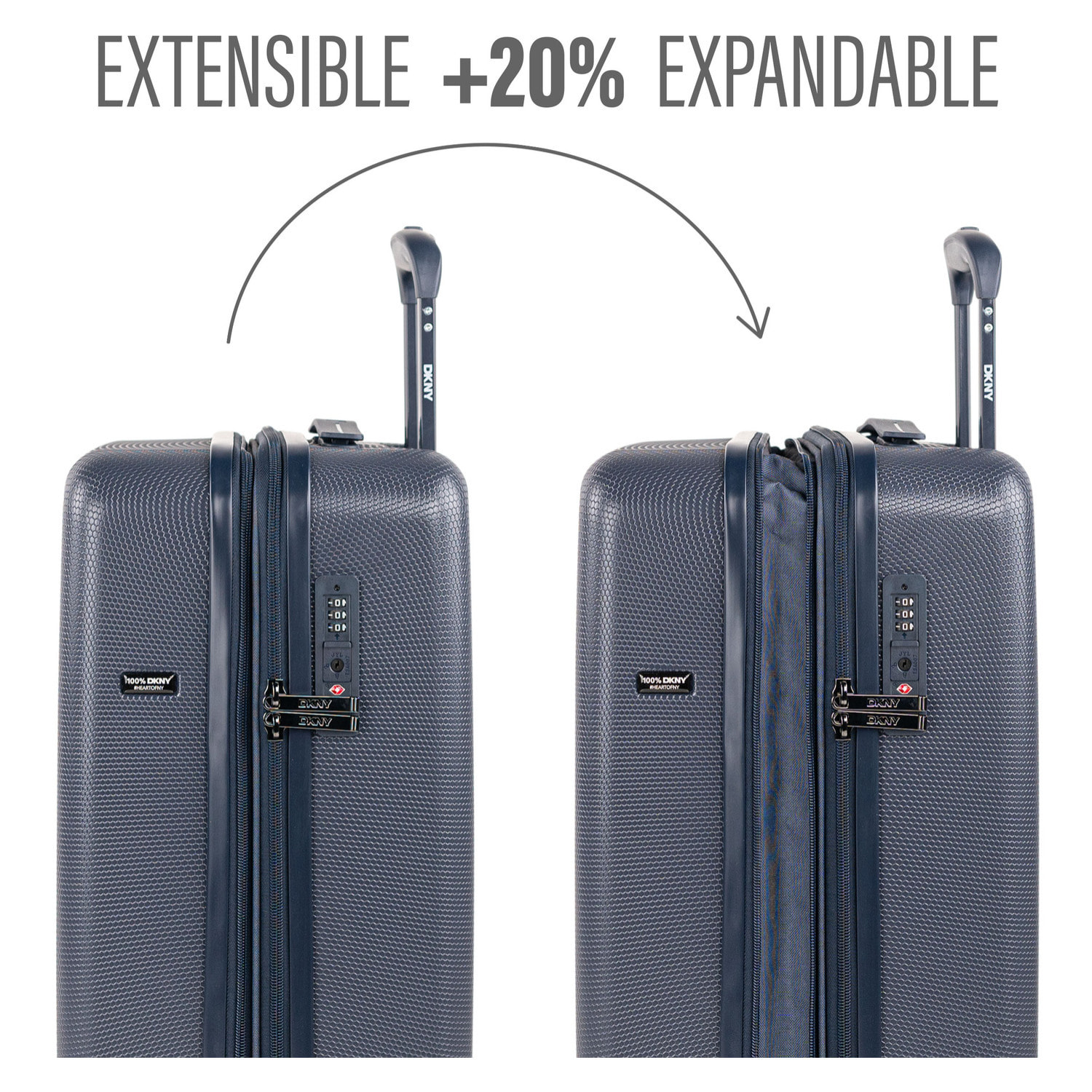 Juego De Maletas Pc Dkny Dkny-3103 Simply Put Azul