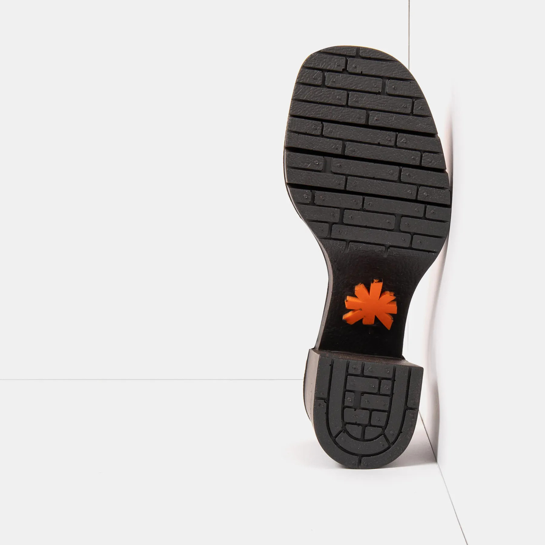 Sandalias con tacón 1991 NOBUCK DARK ORANGE / EIVISSA color Dark orange