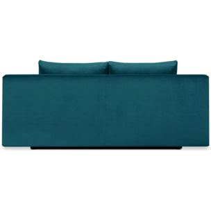 Canapé convertible 3 places en velours - LARIA