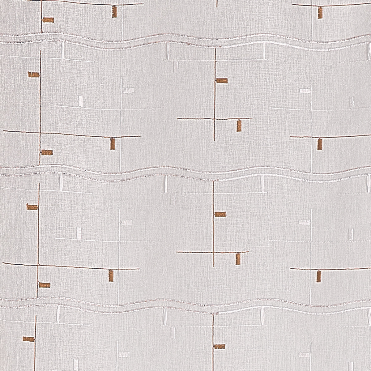 Modulable brodé motif graphique - Marron Clair