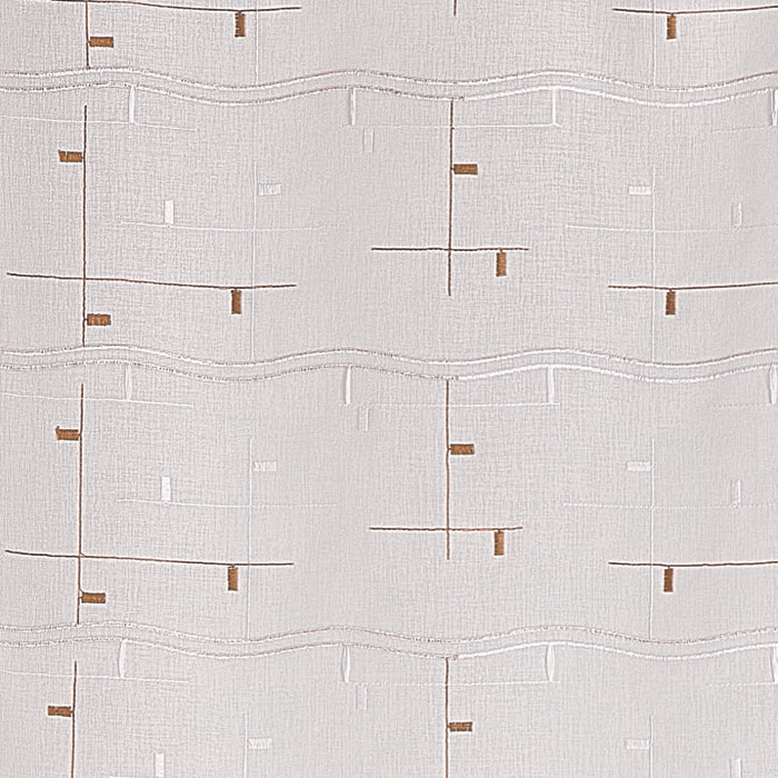 Modulable brodé motif graphique - Marron Clair