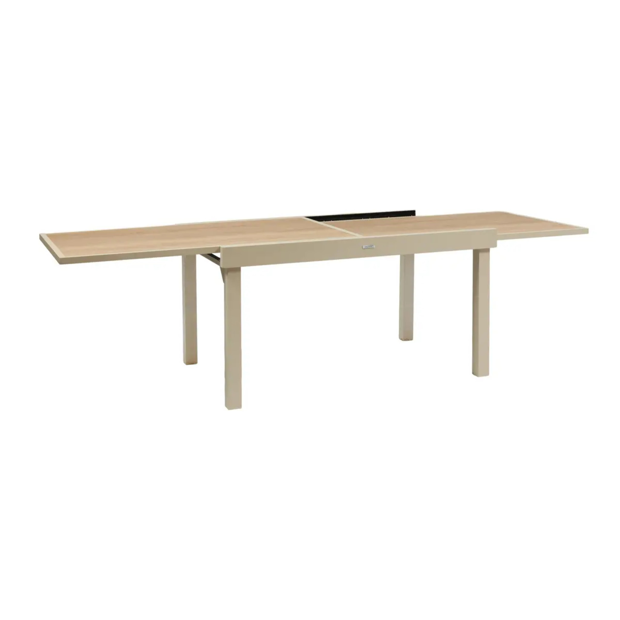 Table de jardin 10 places Piazza extensible argile