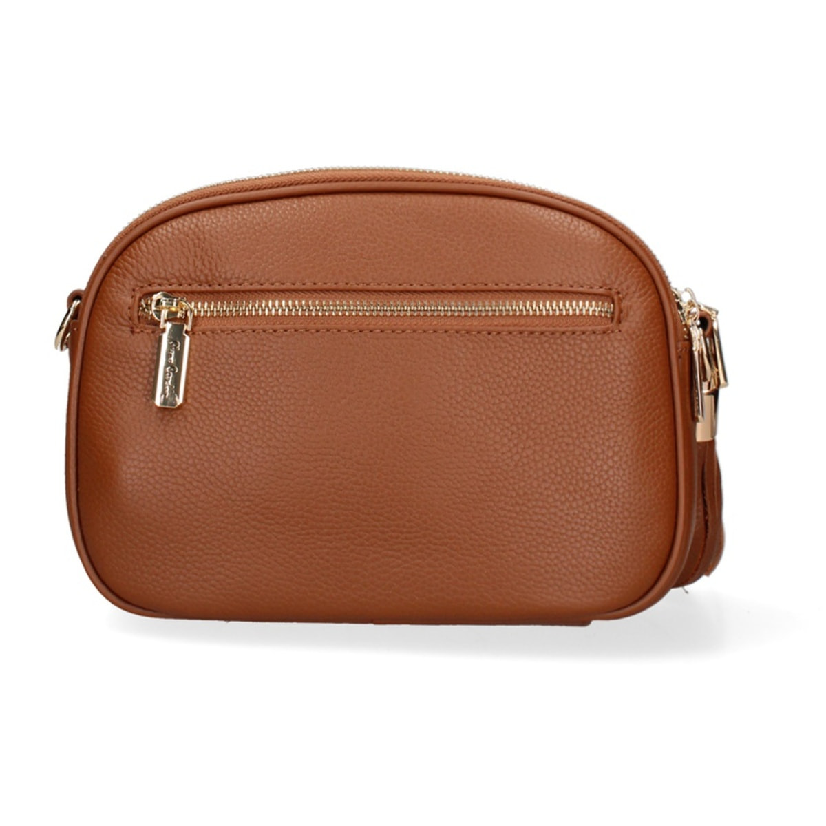 Borsa a tracolla da donna Made in Italy - Modello Cordelia Pro - 100% pelle - 22.5 x 17.0 x 9.5 cm