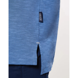 Camiseta Manga Corta Azul - Button