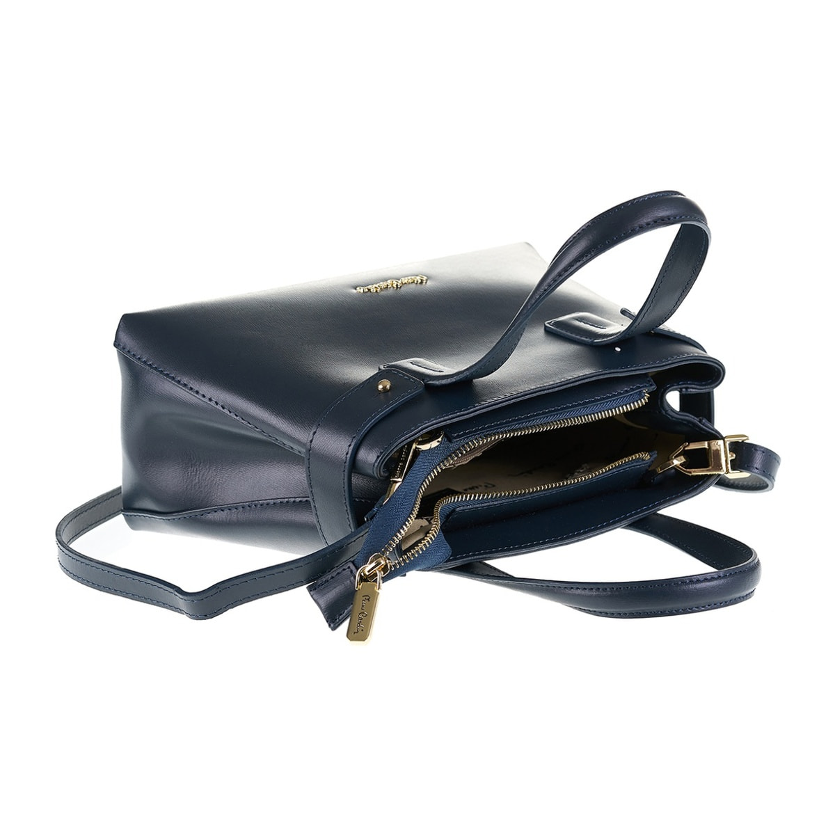 Borsa a mano da donna Made in Italy - Modello Edera Pro - 100% pelle - 27.5 x 20.5 x 10.5 cm