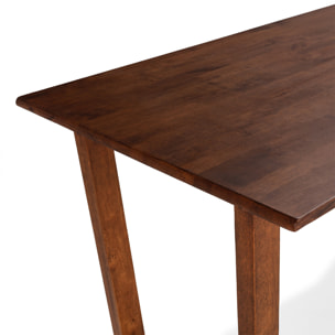 Mesa de comedor Chipre color Nogal 140 cm