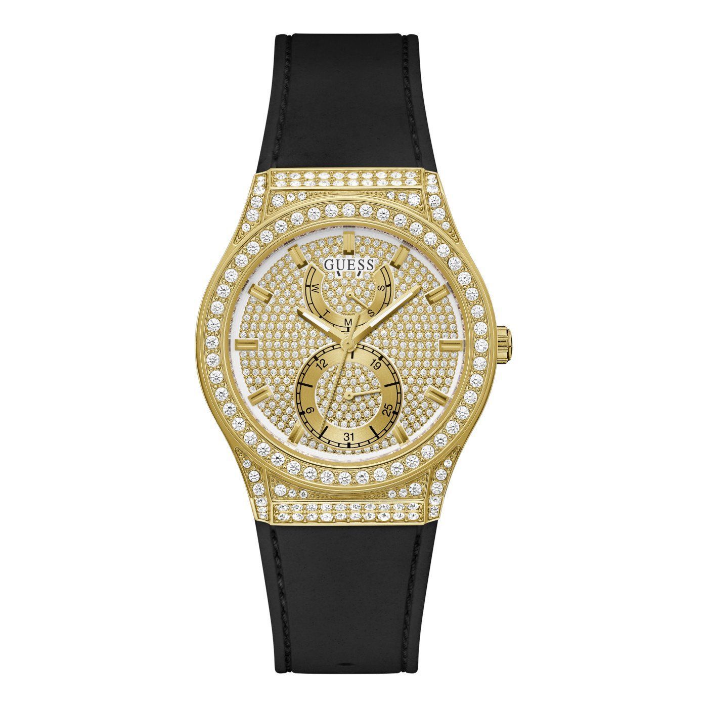 Reloj Guess GW0439L2 Mujer Analogico Cuarzo con Correa de Silicona
