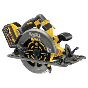 Scie circulaire 54V XR FLEXVOLT Ø190 - DEWALT - avec 2 batteries 54V 2.0Ah - chargeur - TSTAK - DCS579T2-QW