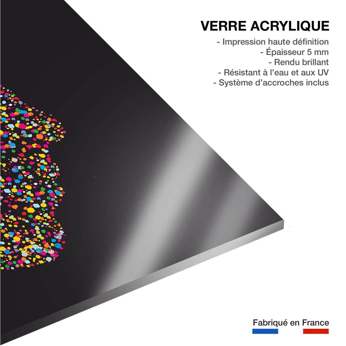 Tableau abstrait sensa Tableau plexiglas