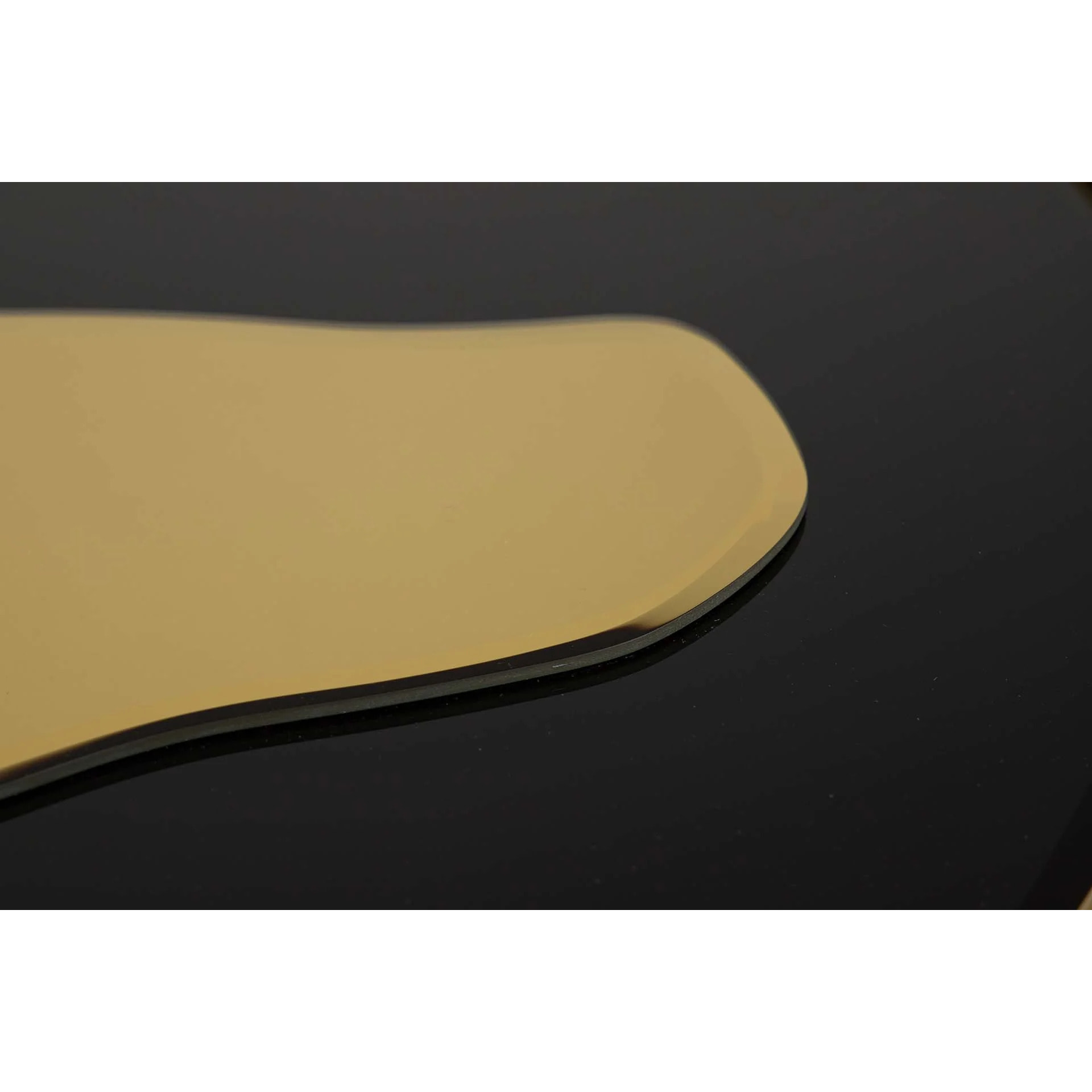 Mesa Centro Acero Inoxidable Dorado 100x100x33 Cm